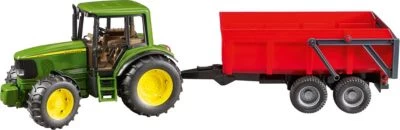 Bruder Trak 38cm John Deere 6920 Mit Wannenkippanhänger 1 Bruder Trak 38cm John Deere 6920 Mit Wannenkippanhänger
