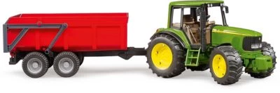 Bruder Trak 38cm John Deere 6920 Mit Wannenkippanhänger 2 Bruder Trak 38cm John Deere 6920 Mit Wannenkippanhänger – Bild 2
