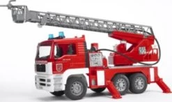 BRUDER 02771 TPS MAN Feuerwehr M. Drehleiter, Licht Und Sound