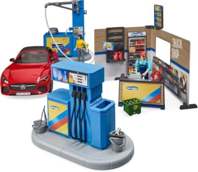 Bruder Bworld Tankstelle Mit Waschplatz 1 Bruder Bworld Tankstelle Mit Waschplatz