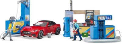 Bruder Bworld Tankstelle Mit Waschplatz 2 Bruder Bworld Tankstelle Mit Waschplatz – Bild 2