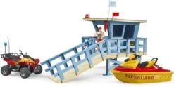 Bruder Bworld Set Life Guard Station Mit Quad + Personal -Bruder Store 20312589 02