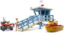 Bruder Bworld Set Life Guard Station Mit Quad + Personal -Bruder Store 20312589 03