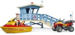Bruder Bworld Set Life Guard Station Mit Quad + Personal -Bruder Store 20312589 05