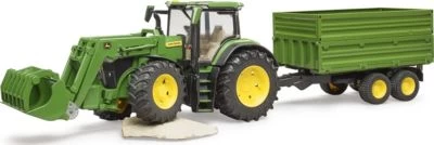 BRUDER Traktor John Deere Mit Anhänger 1:16 6 BRUDER Traktor John Deere Mit Anhänger 1:16 – Bild 6