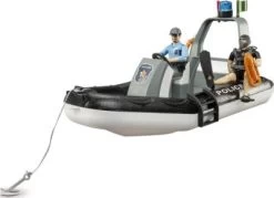 Bruder Bworld Polizei Schlauchboot Mit Licht Und Zwei Figuren -Bruder Store 26060403 04