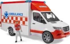 Bruder Mercedes Benz Sprinter Ambulanz Mit Fahrer, Licht Und Sound