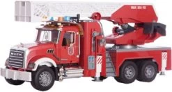 Bruder 02821 MACK Granite Feuerwehrleiterwagen Mit Pumpe