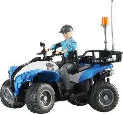 BRUDER 63010 Bworld Polizei Quad Mit Figur Und Ausstattung