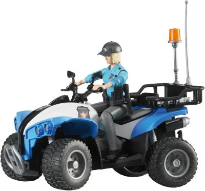 BRUDER 63010 Bworld Polizei Quad Mit Figur Und Ausstattung 1 BRUDER 63010 Bworld Polizei Quad Mit Figur Und Ausstattung