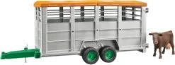 Bruder Viehtransportanhänger Mit 1 Kuh