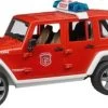 Bruder 02528 Jeep Wrangler Feuerwehr Einsatzfahrzeug
