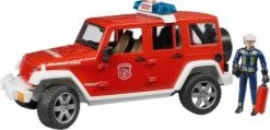 Bruder 02528 Jeep Wrangler Feuerwehr Einsatzfahrzeug
