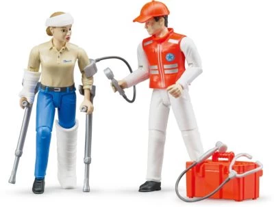 BRUDER 62710 Bworld Rettungsdienst Figurenset 3 BRUDER 62710 Bworld Rettungsdienst Figurenset – Bild 3