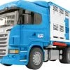 Bruder Scania R-Serie Tiertransporter-LKW+Rind