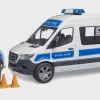 BRUDER 02683 - MB Sprinter Polizei Einsatzfahrzeug Mit Light & Sound Modul