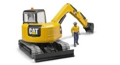 BRUDER 02466 - CAT Minibagger Mit Bauarbeiter 5 BRUDER 02466 - CAT Minibagger Mit Bauarbeiter -Bruder Store bruder 02466 cat minibagger bauarbeiter 2