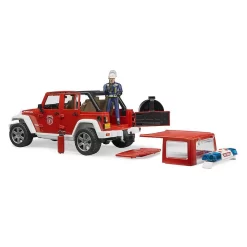 BRUDER 02528 - JEEP Wrangler Unlimited Rubicon Feuerwehr Set -Bruder Store bruder 02528 jeep wrangler rubicon feuerwehr set