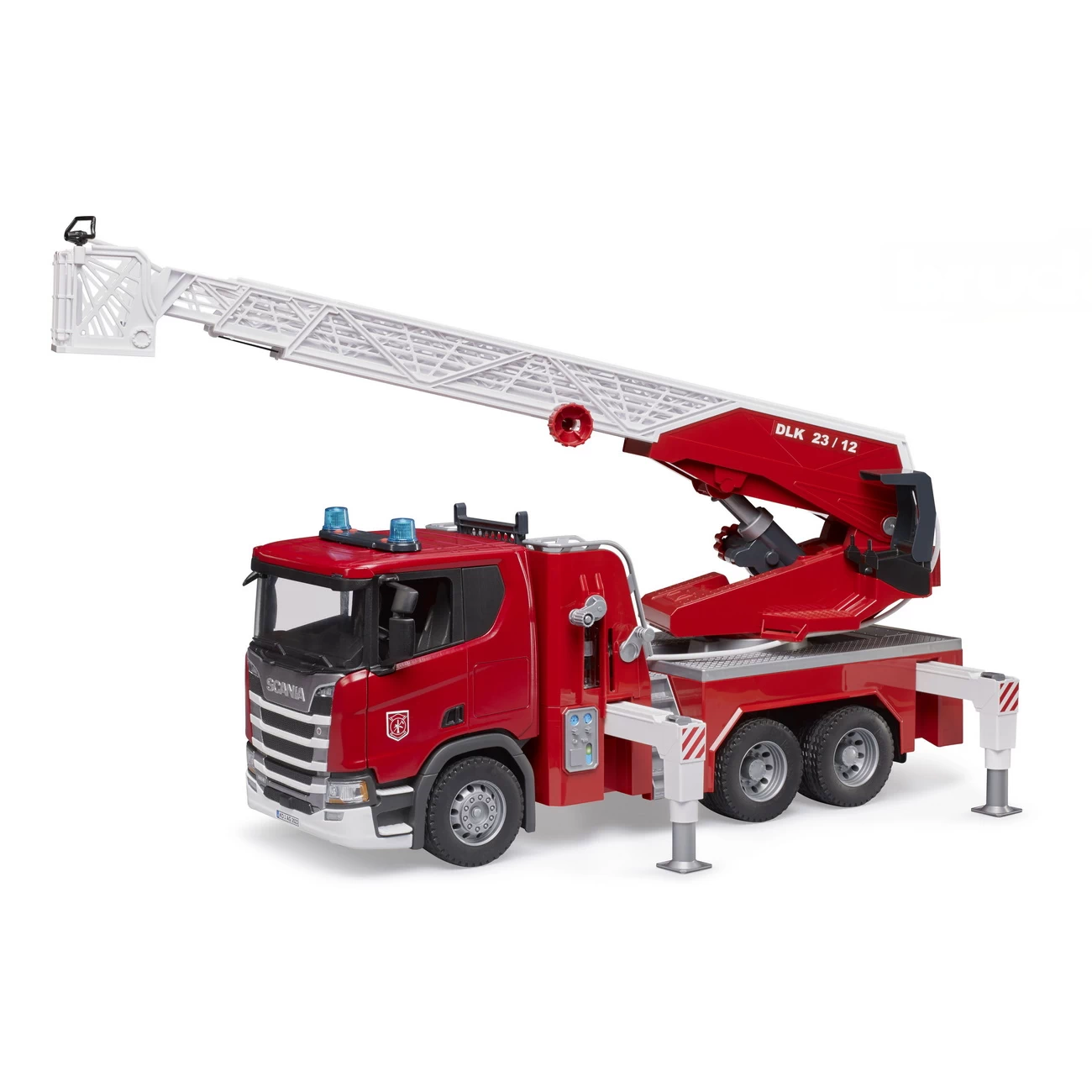 BRUDER 03591 - Scania Super 560 Feuerwehr Mit Drehleiter 1 BRUDER 03591 - Scania Super 560 Feuerwehr Mit Drehleiter