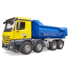 BRUDER 03623 - MB Arocs Halfpipe Kipp-LKW Gelb Blau