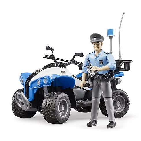 Bruder Bworld 63010 Polizei-Quad Mit Polizist Und Ausstattung 1 Bruder Bworld 63010 Polizei-Quad Mit Polizist Und Ausstattung