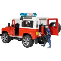 Bruder Land Rover Station Wagon Feuerwehr-Einsatzfahrzeug, Modellfahrzeug (rot/weiß) -Bruder Store bruder Land Rover Station Wagon Feuerwehr Einsatzfahrzeug Modellfahrzeug@@1ssbf039 3
