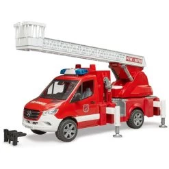 Bruder MB Sprinter Feuerwehr Mit Light & Sound Modul, Modellfahrzeug (rot/weiß, Drehleiter, Pumpe) -Bruder Store bruder MB Sprinter Feuerwehr mit Light Sound Modul Modellfahrzeug@@1808289 1
