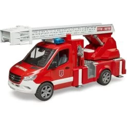 Bruder MB Sprinter Feuerwehr Mit Light & Sound Modul, Modellfahrzeug (rot/weiß, Drehleiter, Pumpe) -Bruder Store bruder MB Sprinter Feuerwehr mit Light Sound Modul Modellfahrzeug@@1808289 2