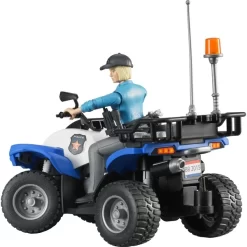 Bruder Polizei-Quad Mit Polizistin Und Ausstattung, Modellfahrzeug (blau/weiß) -Bruder Store bruder Polizei Quad mit Polizistin und Ausstattung Modellfahrzeug@@1ssbf038 1
