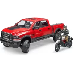 Bruder RAM 2500 Power Wagon Mit Ducati Desert Sled Und Fahrer, Modellfahrzeug -Bruder Store bruder RAM 2500 Power Wagon mit Ducati Desert Sled und Fahrer Modellfahrzeug@@1ssbf05r 6