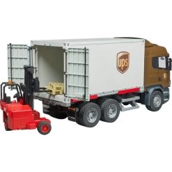 Bruder Scania R-Serie UPS Logistik-LKW , Modellfahrzeug (mit Mitnahmestapler) -Bruder Store bruder Scania R Serie UPS Logistik LKW Modellfahrzeug@@1ssbf045 3