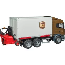 Bruder Scania R-Serie UPS Logistik-LKW , Modellfahrzeug (mit Mitnahmestapler) -Bruder Store bruder Scania R Serie UPS Logistik LKW Modellfahrzeug@@1ssbf045 5