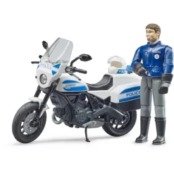 Bruder Bworld Scrambler Ducati Polizeimotorrad, Modellfahrzeug -Bruder Store bruder bworld Scrambler Ducati Polizeimotorrad Modellfahrzeug@@1ssbf06t 3